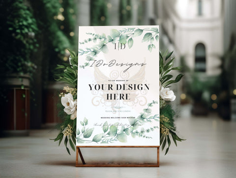 Wedding Welcome Sign Template 001