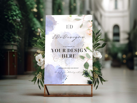 Wedding Welcome Sign Template 001