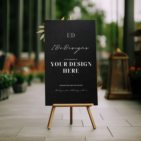 Wedding Welcome Sign Template 003