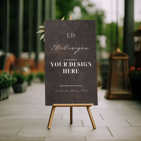 Wedding Welcome Sign Template 003