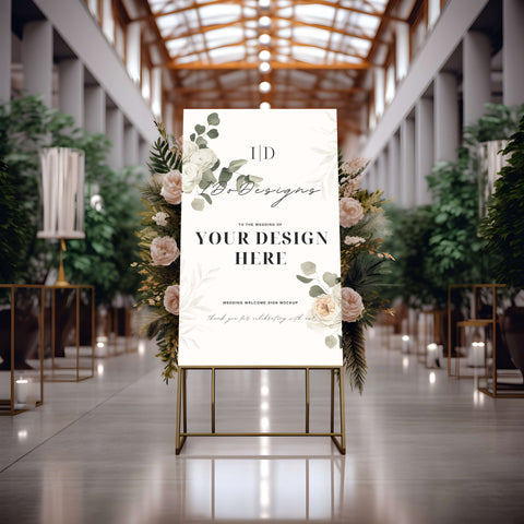 Wedding Welcome Sign Template 004