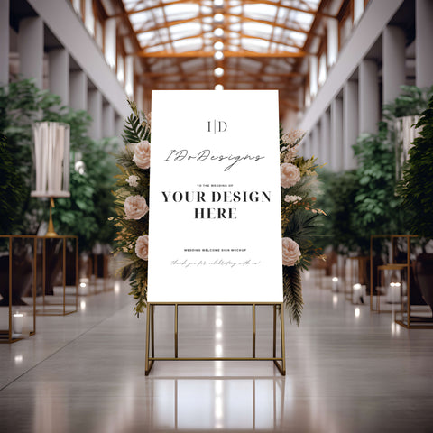 Wedding Welcome Sign Template 004