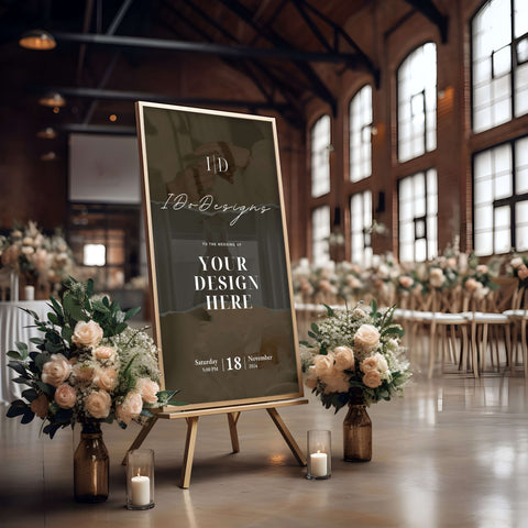 Wedding Welcome Sign Template 014