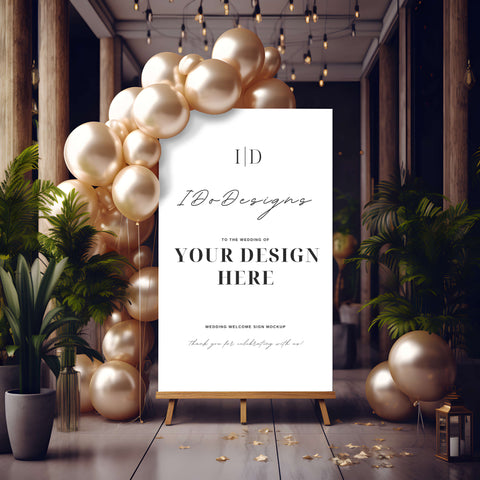 Wedding Welcome Sign Template 002