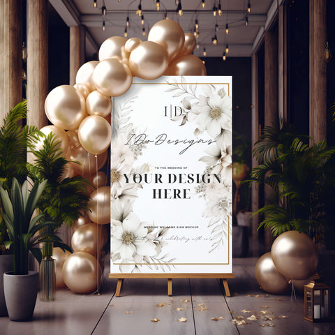 Wedding Welcome Sign Template 002