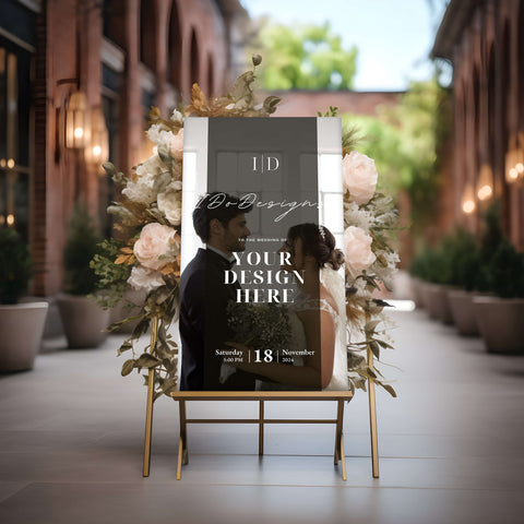 Wedding Welcome Sign Template 015