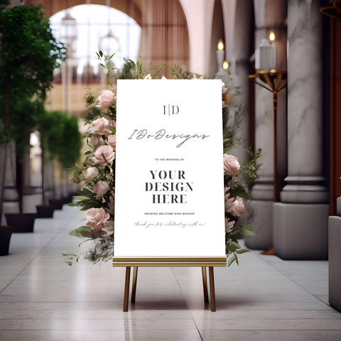 Wedding Welcome Sign Template 016