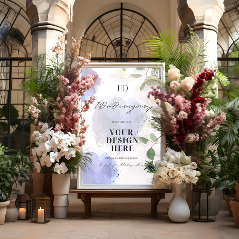 Wedding Welcome Sign Template 017