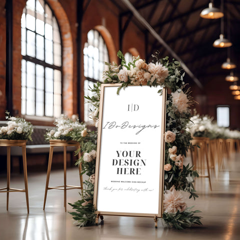 Wedding Welcome Sign Template 018