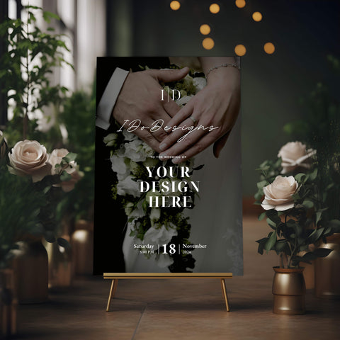 Wedding Welcome Sign Template 019