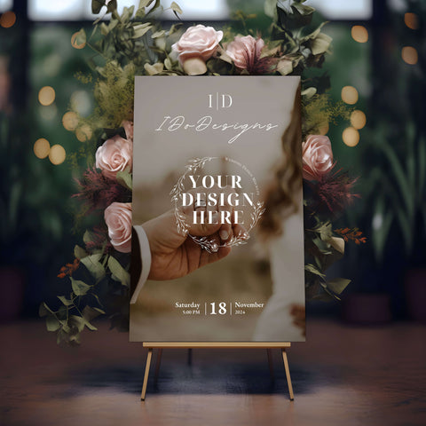 Wedding Welcome Sign Template 020