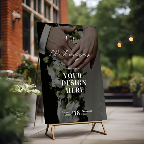Wedding Welcome Sign Template 021