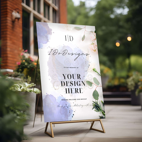 Wedding Welcome Sign Template 021