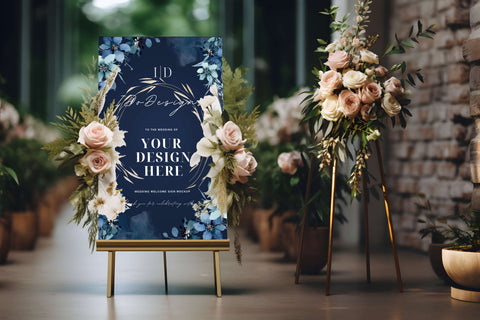 Wedding Welcome Sign Template 006