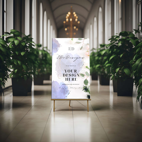 Wedding Welcome Sign Template 007