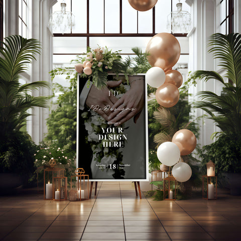 Wedding Welcome Sign Template 012