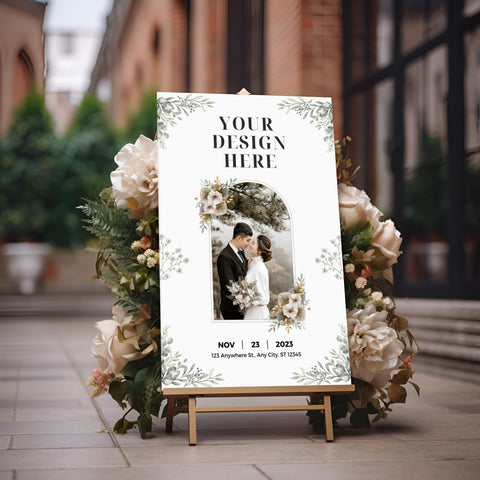 Wedding Welcome Sign Template 009